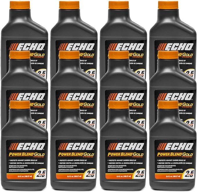 ECHO PowerBlend® Gold 2-CYCLE OIL 2.6 OZ 50:1 Mix - 1 Bottle per Gallon of Gas