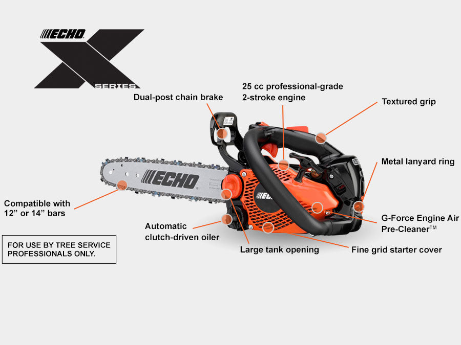 Echo CS-2511T Professional Top Handle Chainsaw