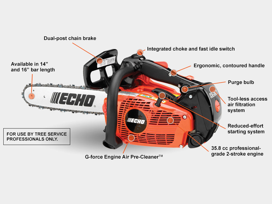 Echo CS-355T Professional Top Handle Chainsaw