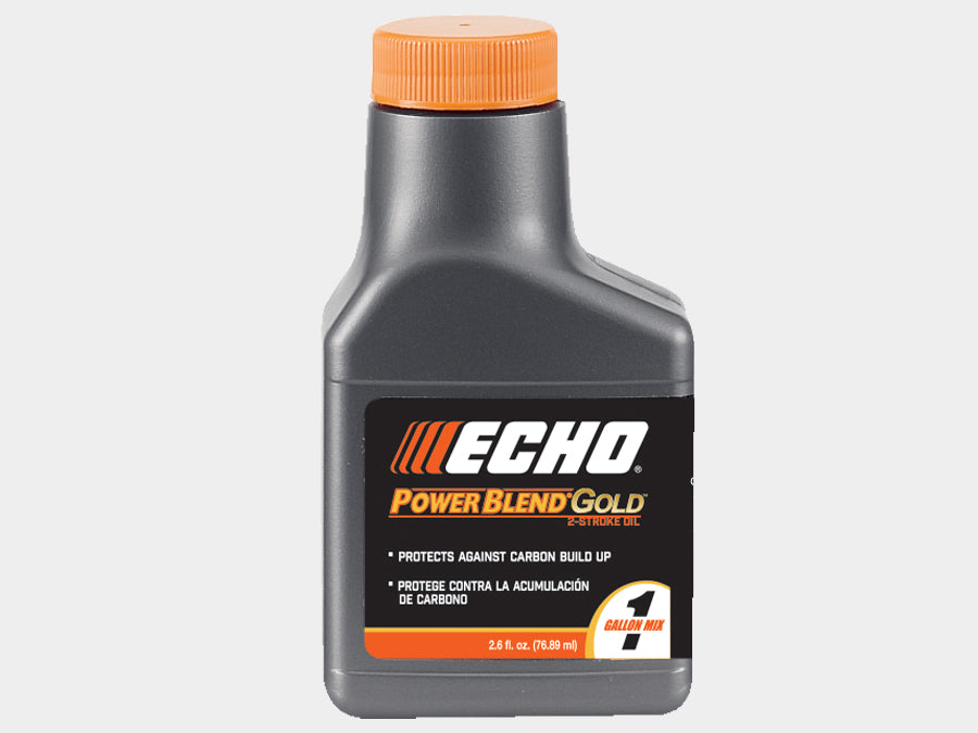 ECHO PowerBlend® Gold 2-CYCLE OIL 2.6 OZ 50:1 Mix - 1 Bottle per Gallon of Gas